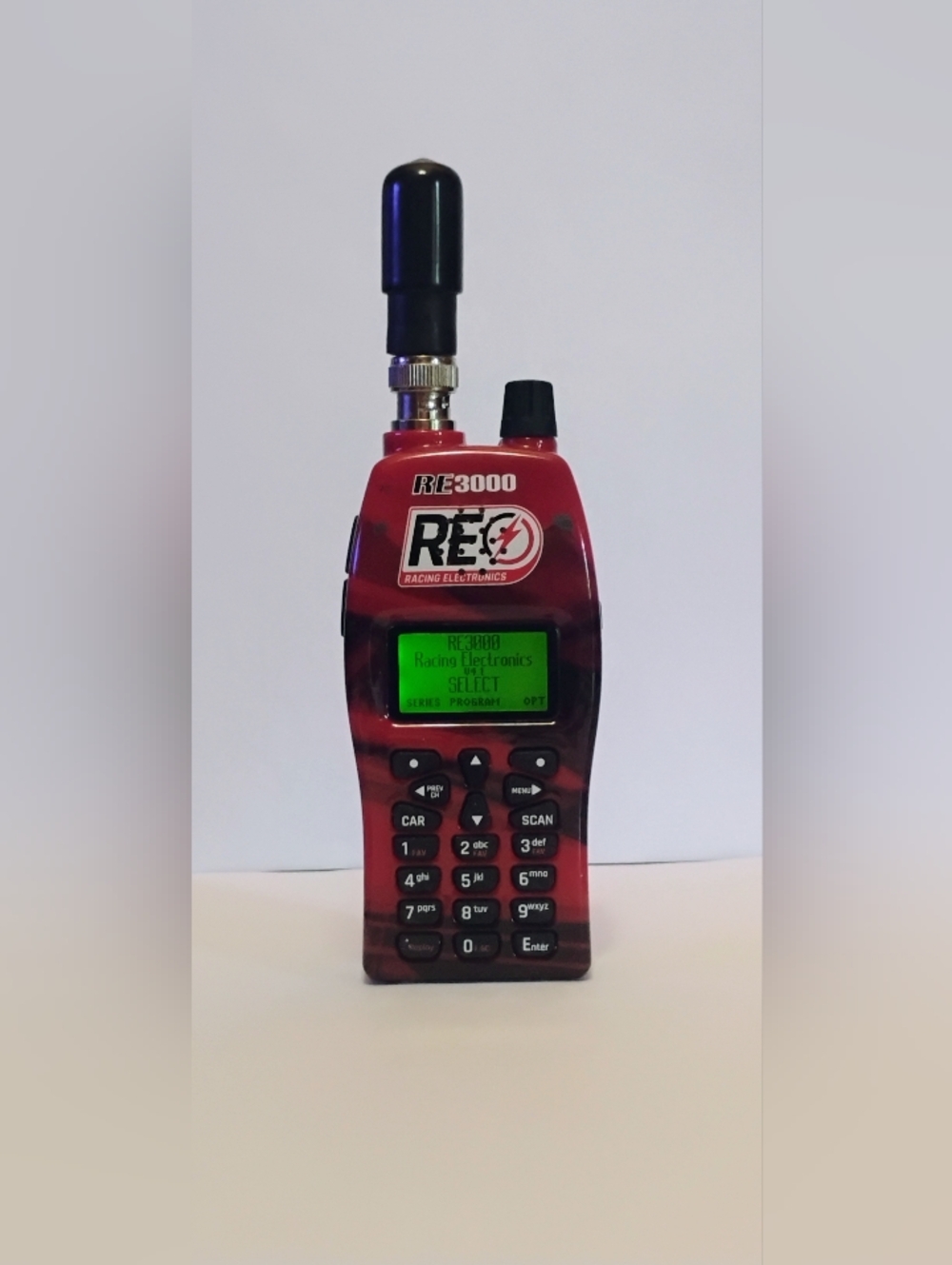 RE3000 Racing Electronics Handheld Scanner With Extras